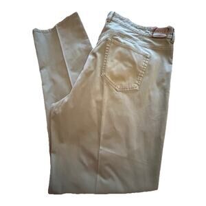 Peter Millar Crown Vintage Men Sz 42 (33”) 5 Pocket Canvas Khaki Chino Golf Work